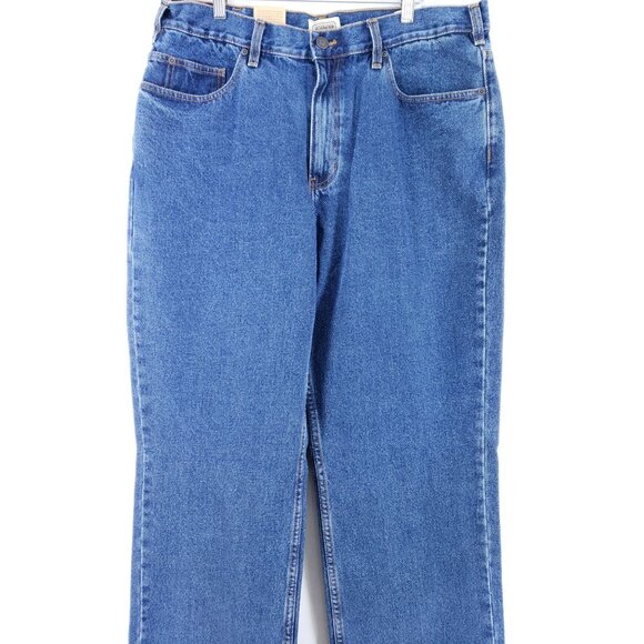 C.E. Schmidt Workwear Mens Size 36x36 Relaxed Fit Five-Pocket Blue Jeans - Picture 6 of 10